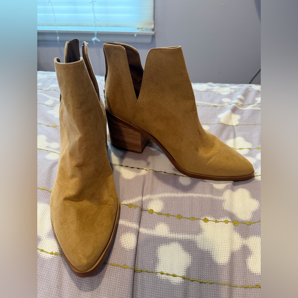 BP Tan Ankle Booties